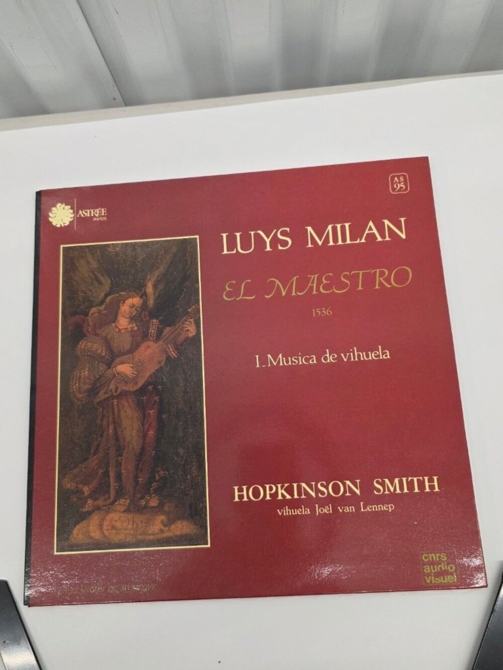 Hopkinson Smith – Luyz Milan El Maestro LP 1984 Astree Classical Vihuela 33 RPM